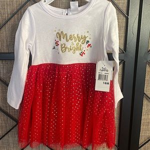 NEW BABY ESSENTIAL 18 MONTH HOLIDAY DRESS